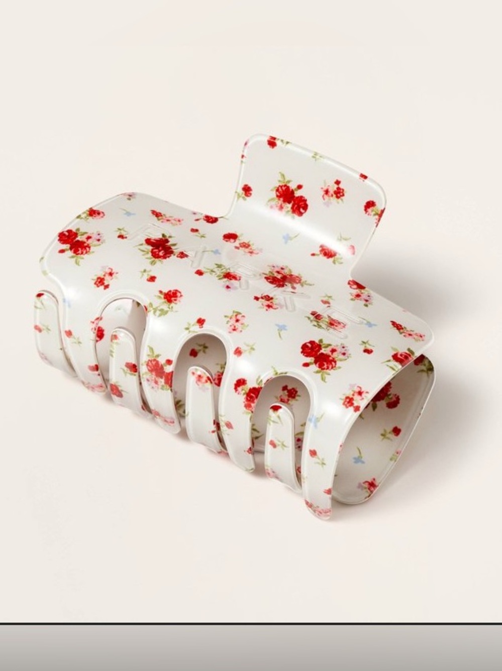 Parke X Target Cream Floral Hair Claw Clip BNWT